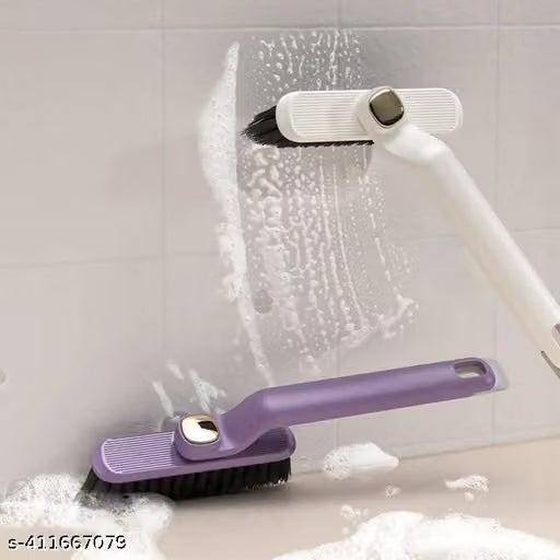 Multipurpose Cleaning Brush for Kitchen and Bathroom, 2-in-1 Design with Rotating Head,Pack of 1